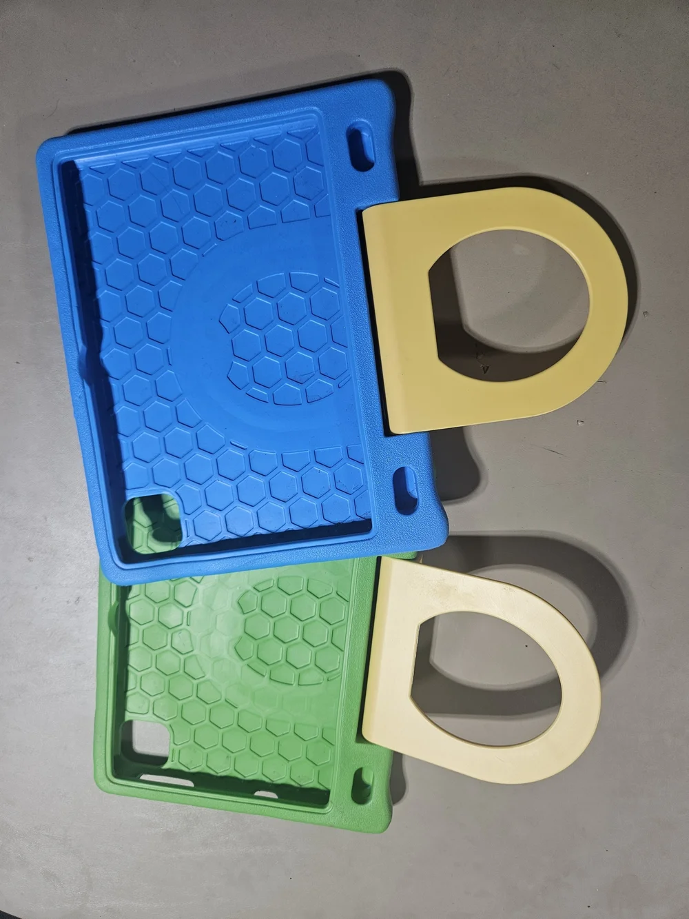 Blue and Green Kid-Friendly Tablet Case Set